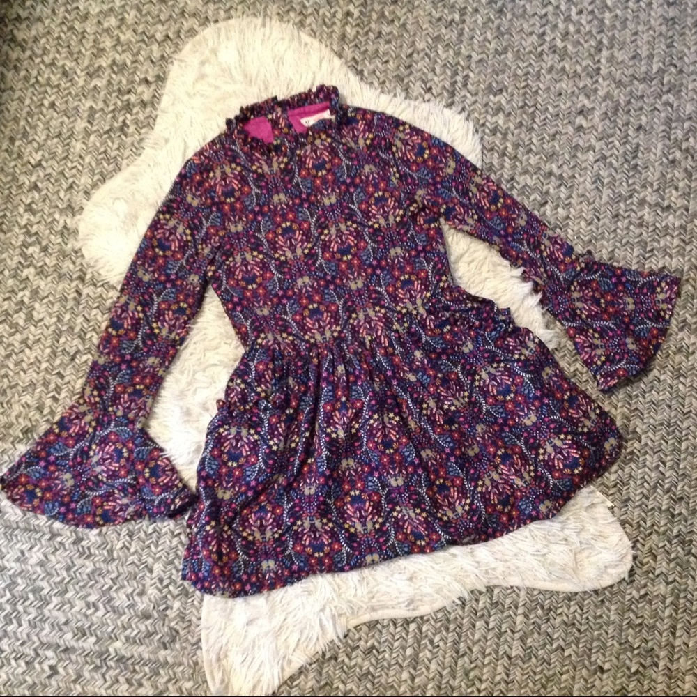 Artisan NY Floral High Neck Dress